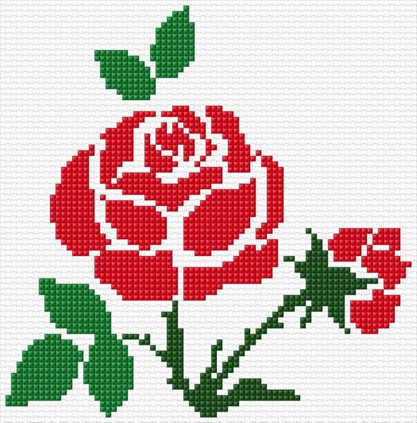 Rose Needlepoint Patterns Printable