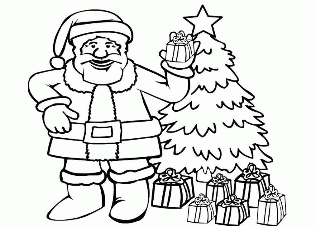 Santa Claus Template Printable Coloring Home