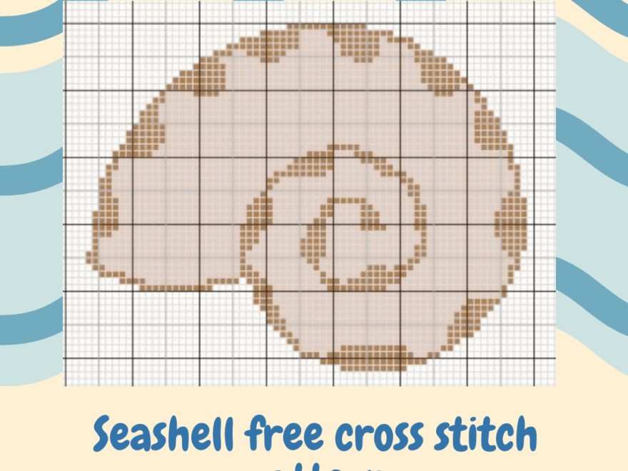 Seashell Free Cross Stitch Pattern Keeping It Real