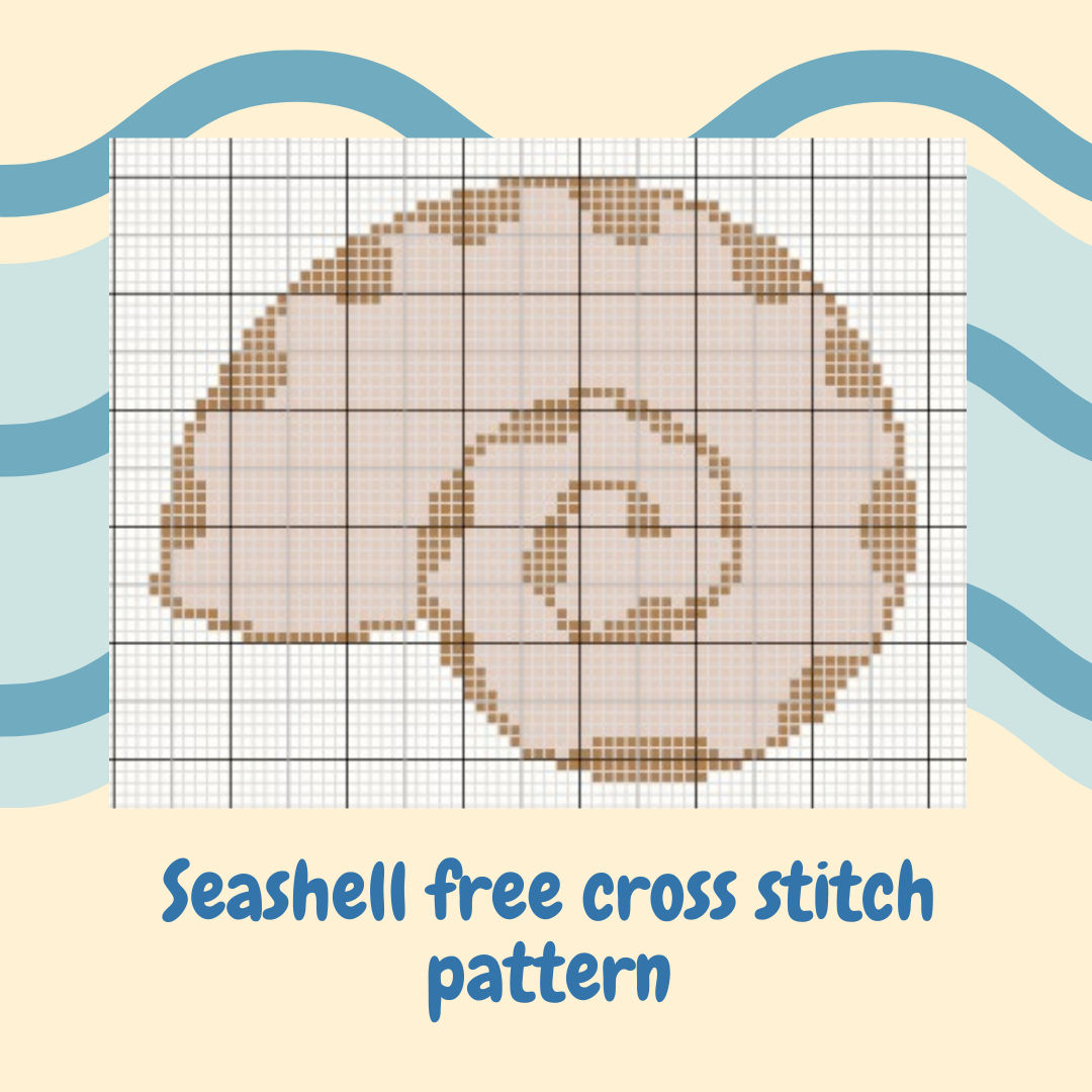 Seashell Free Cross Stitch Pattern Keeping It Real