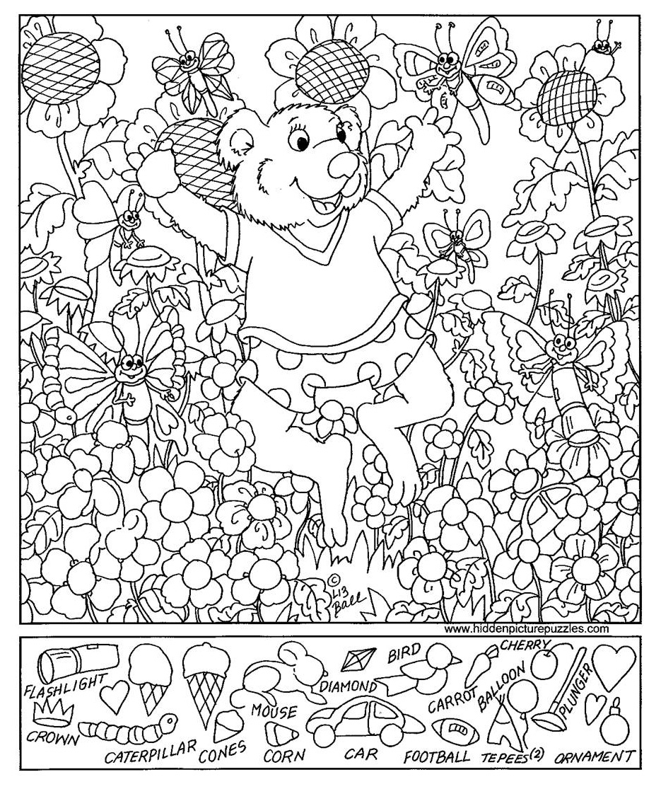 Seek And Find Pages For Kids