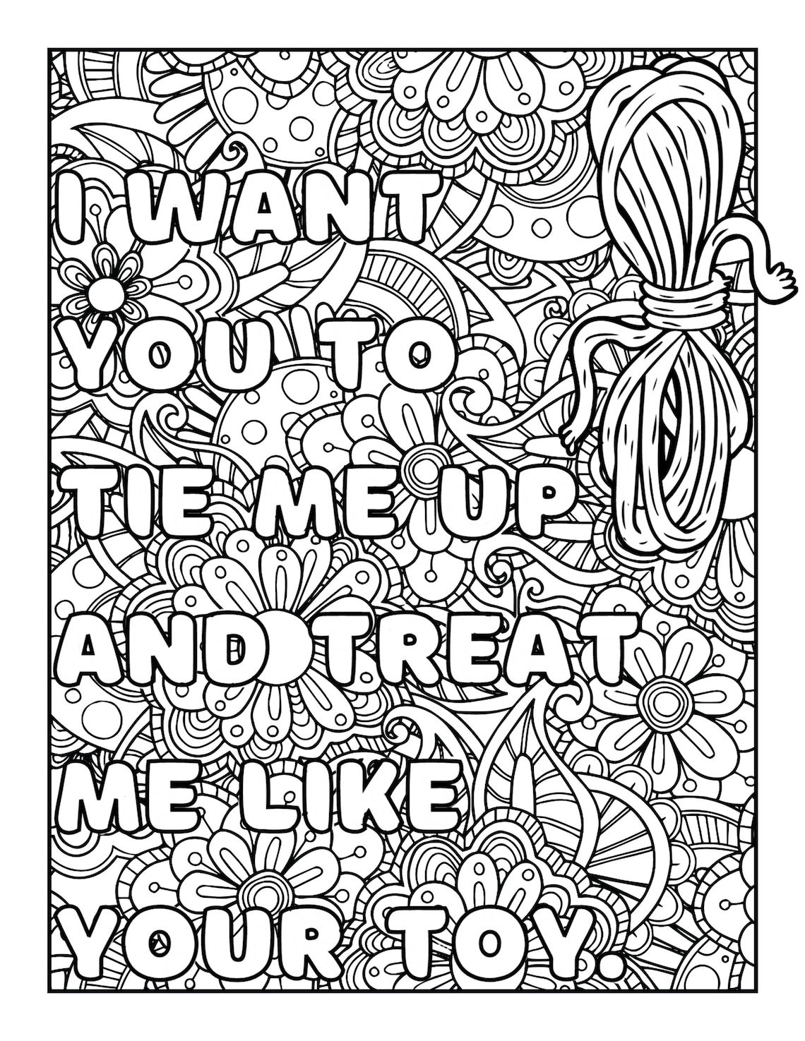 Sexy Digital Coloring Page Erotic Art Print Pattern Line Etsy