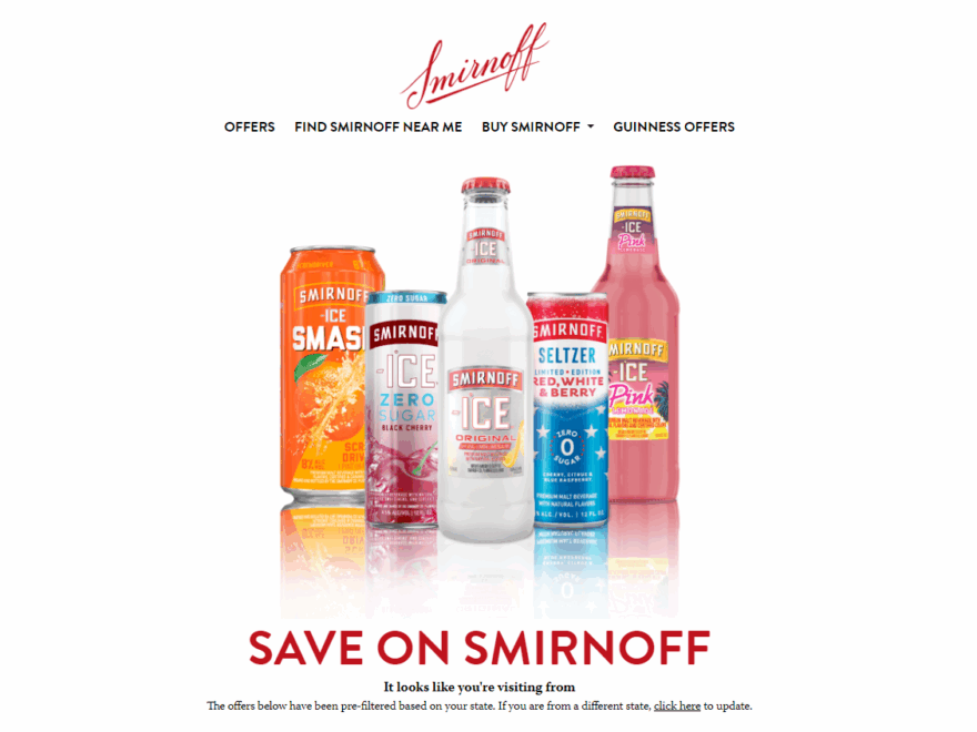 Smirnoff Rebate Form Printable Rebate Form
