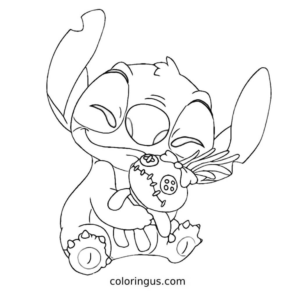 Disney Printable Coloring Pages Stitch