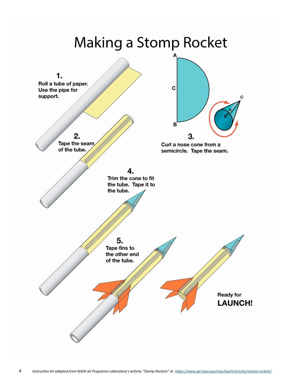 Stomp Rocket Activity Sheet Download Printable PDF Templateroller