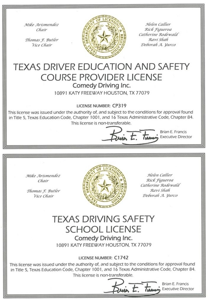 TDLR Approved Defensive Driving Texas Departement Of Licensing And 