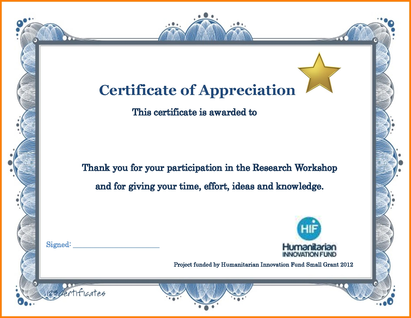 Thank You Certificate Certificates Templates Free