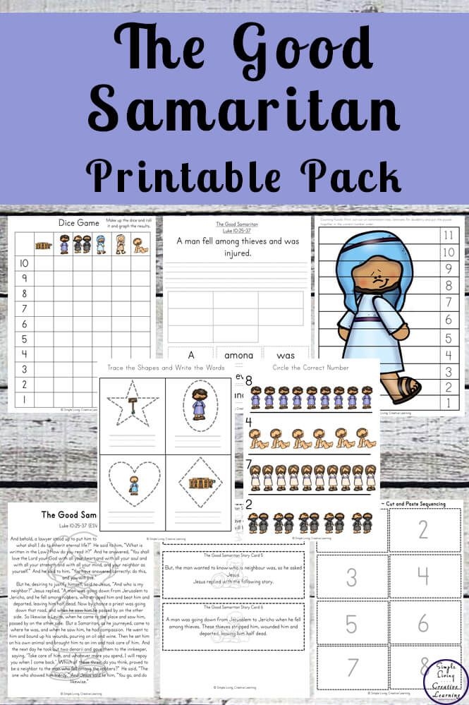 Free Printable Good Samaritan Worksheets