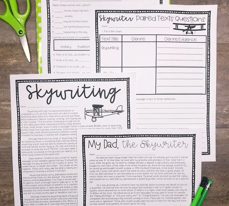 This FREE Paired Texts Targets Reading Comprehension Using One Fiction
