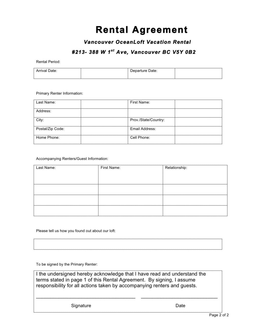 Totally Free Printable Lease Agreement Printable Templates