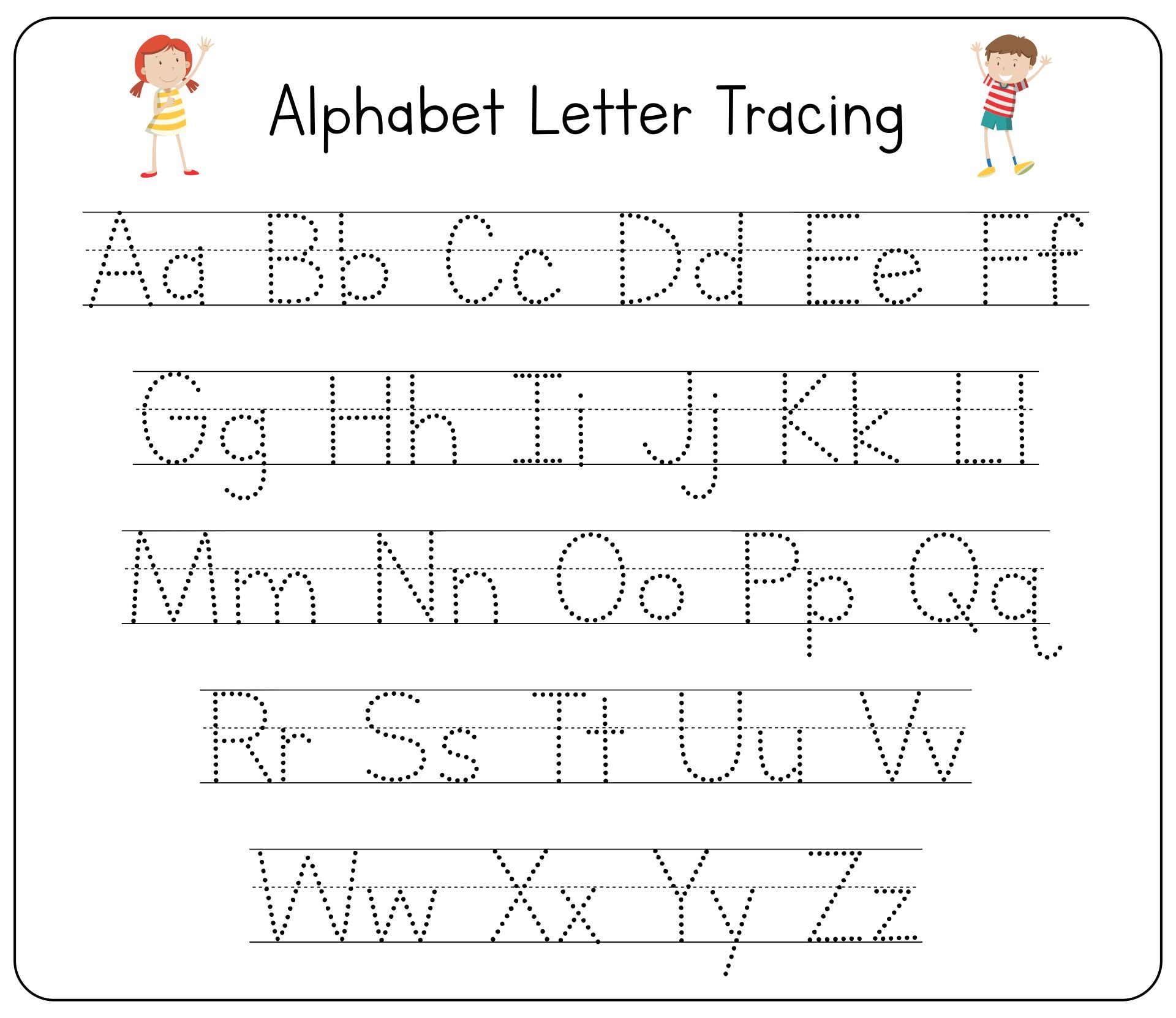Tracing Letters Free Printables