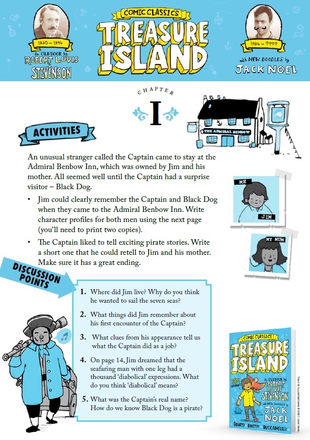 Treasure Island Worksheets