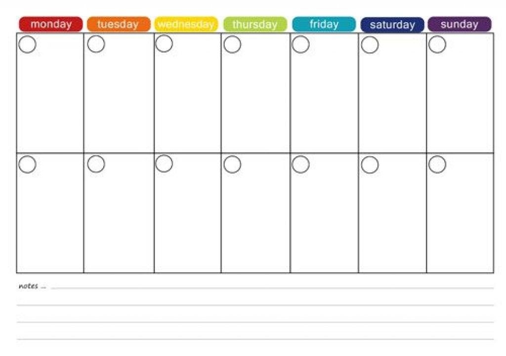 Two Week Printable Calendar
