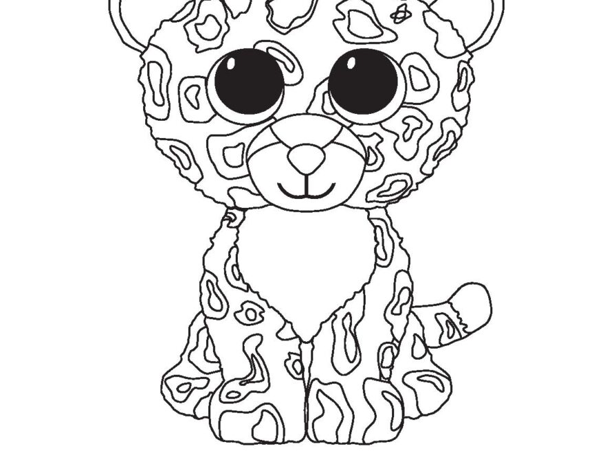Ty Beanie Boo Coloring Pages Download And Print For Free