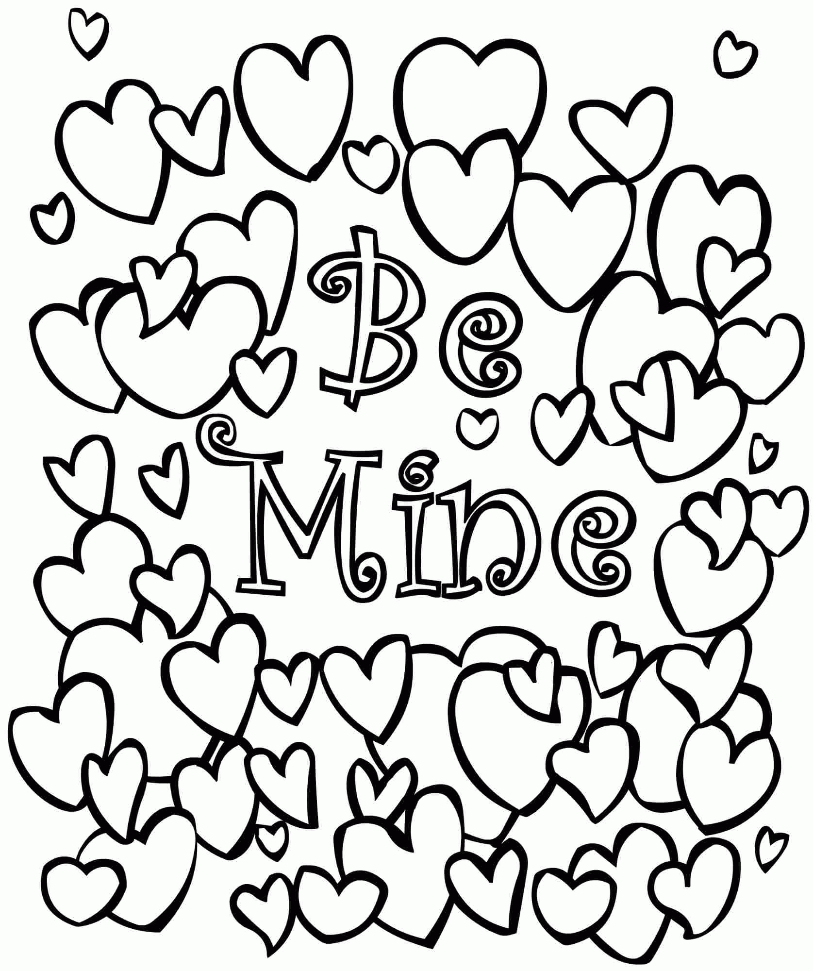 Valentines Day Coloring Printables Free