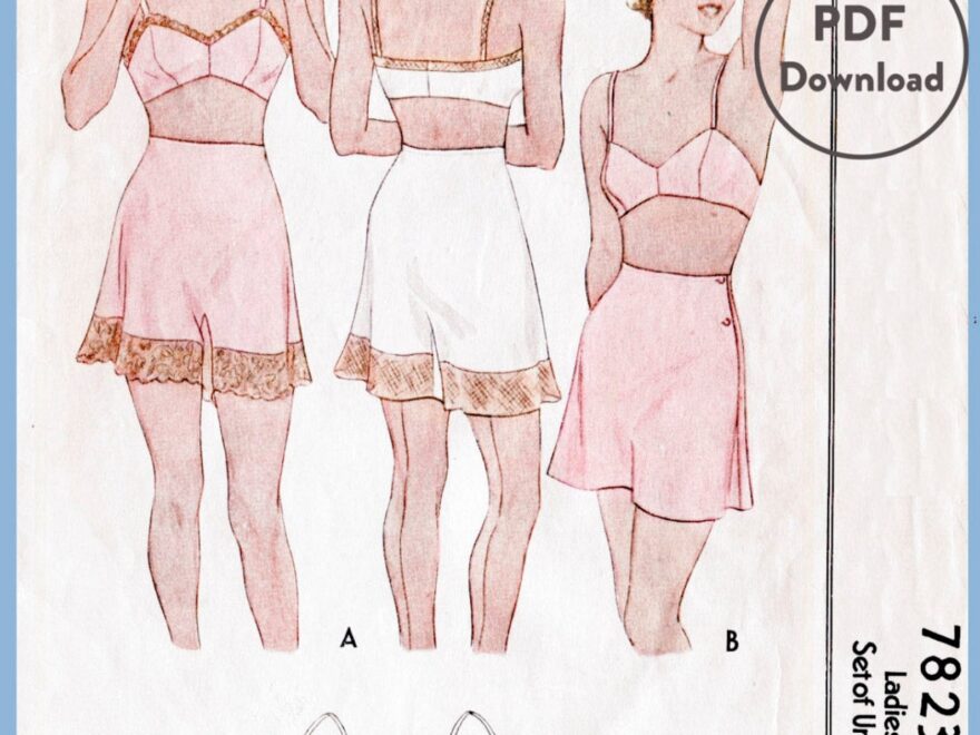 Vintage Sewing Pattern Vintage Lingerie Sewing Pattern 1930s Etsy