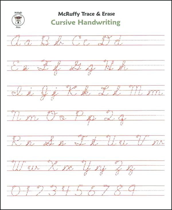 Zaner Bloser Cursive Practice Fifth Grade Printable Worksheets