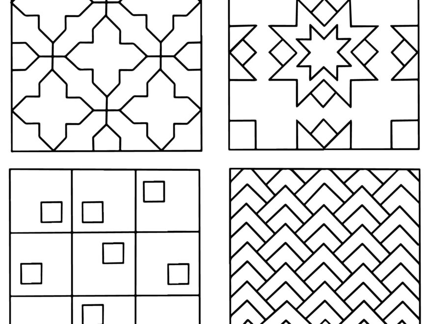 Zentangle Patterns 10 Free PDF Printables Printablee